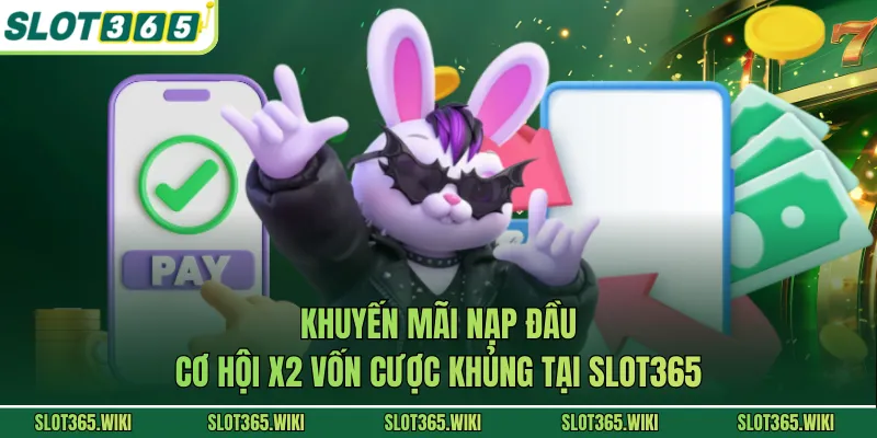 Khuyến Mãi Nạp Đầu - Cơ Hội X2 Vốn Cược Khủng Tại SLOT365